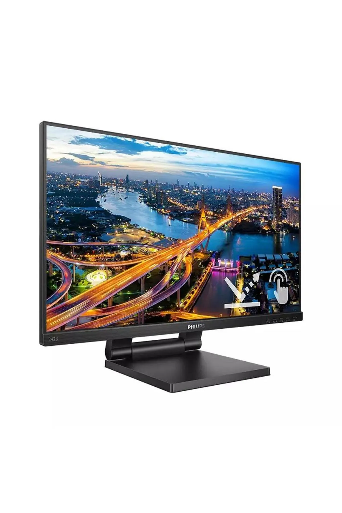 Philips 23.8" 242b1tc-00 Ips 4ms 75hz Hdmı-dp Ev Ofis Tipi Dokunmatik Monitör 1920x1080