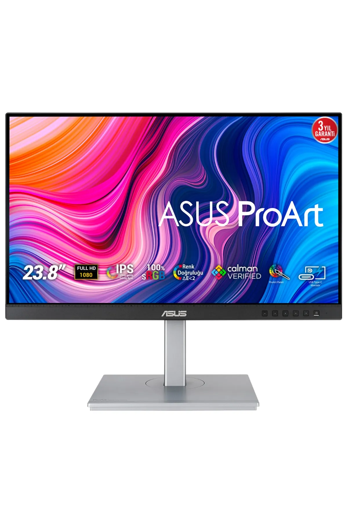 Asus 23.8" Pa247cv 1920x1080 5ms 75hz Dp Hdmi Ips Full Hd Monitör