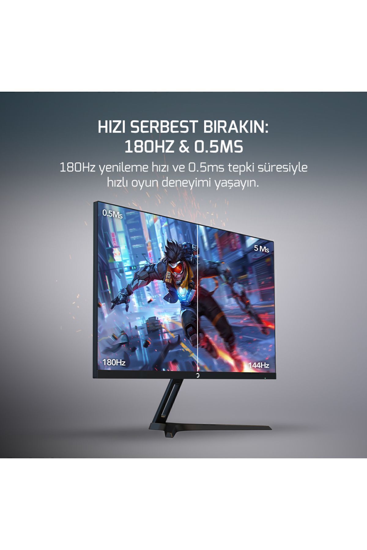 Gamepower 24'' Bull T10 Flat Ips 180hz 0.5ms Fhd Gaming Monitör (SIFIR ÖLÜ PİKSEL GARANTİLİ)