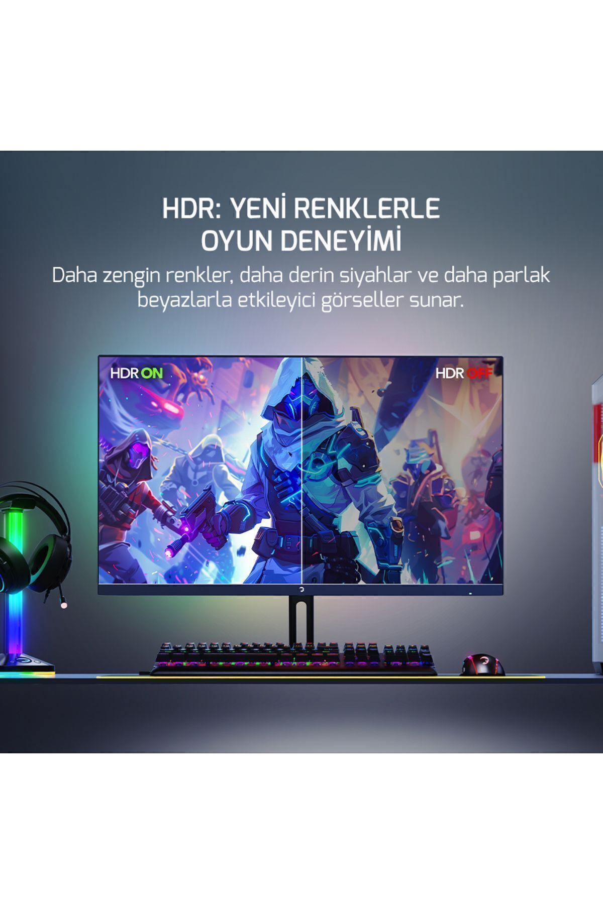 Gamepower 24'' Bull T10 Flat Ips 180hz 0.5ms Fhd Gaming Monitör (SIFIR ÖLÜ PİKSEL GARANTİLİ)