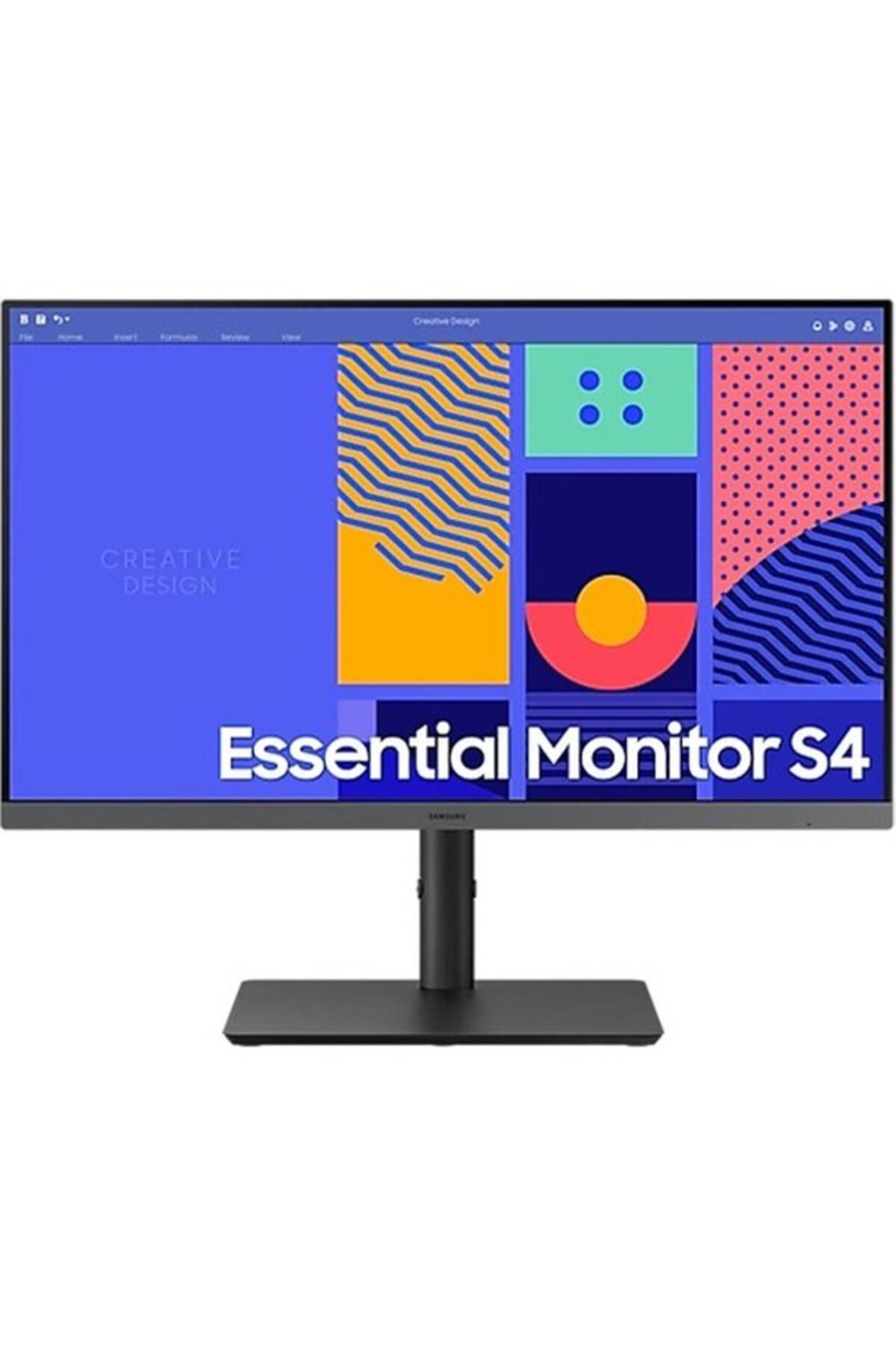 Samsung 24" Essential LS24C432GAUXUF 4 ms Full HD Pivot IPS Monitör