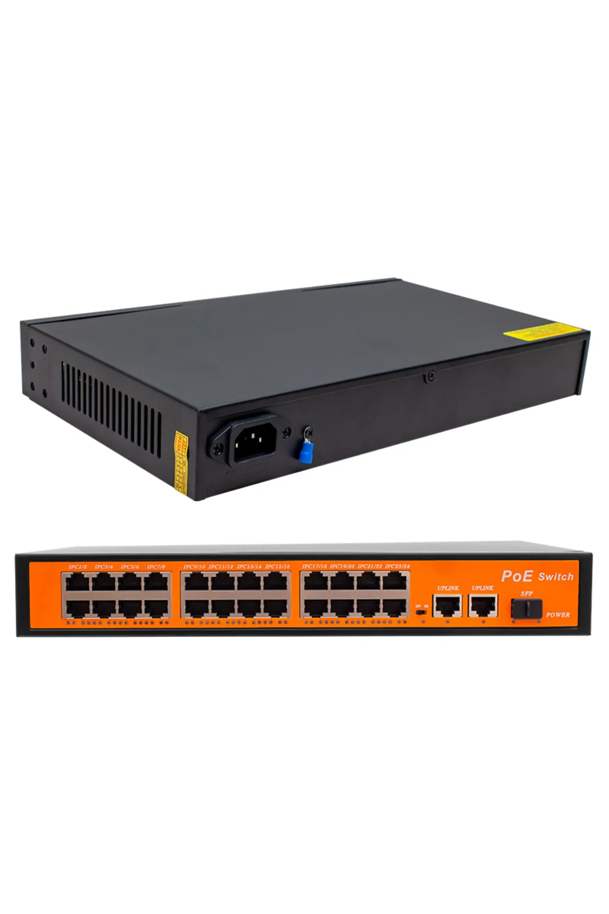 MAGNESİA 24 Port 10/100/1000 Mbps 300 Watt 24 3 Sfp Poe Gigabit Ethernet Switch