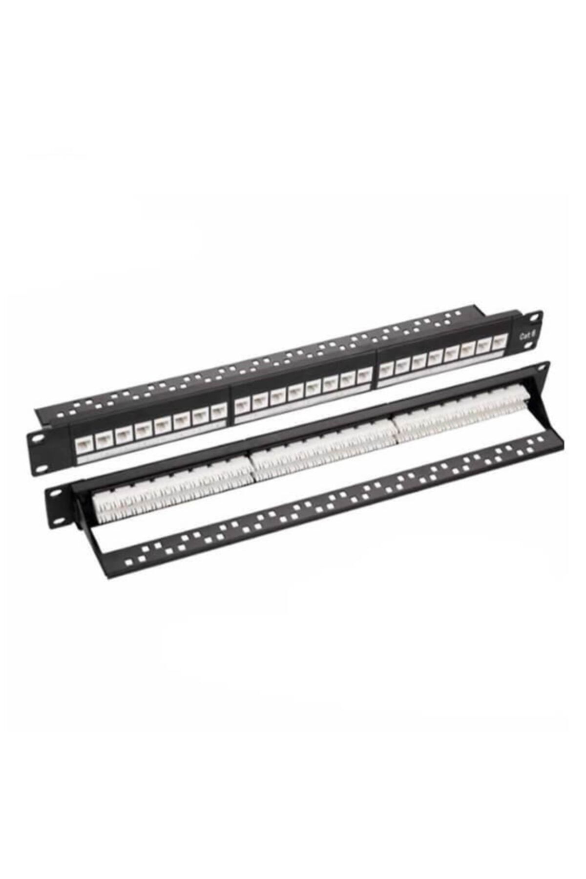 WOZLO 24 Port Cat6 Patch Panel Dolu