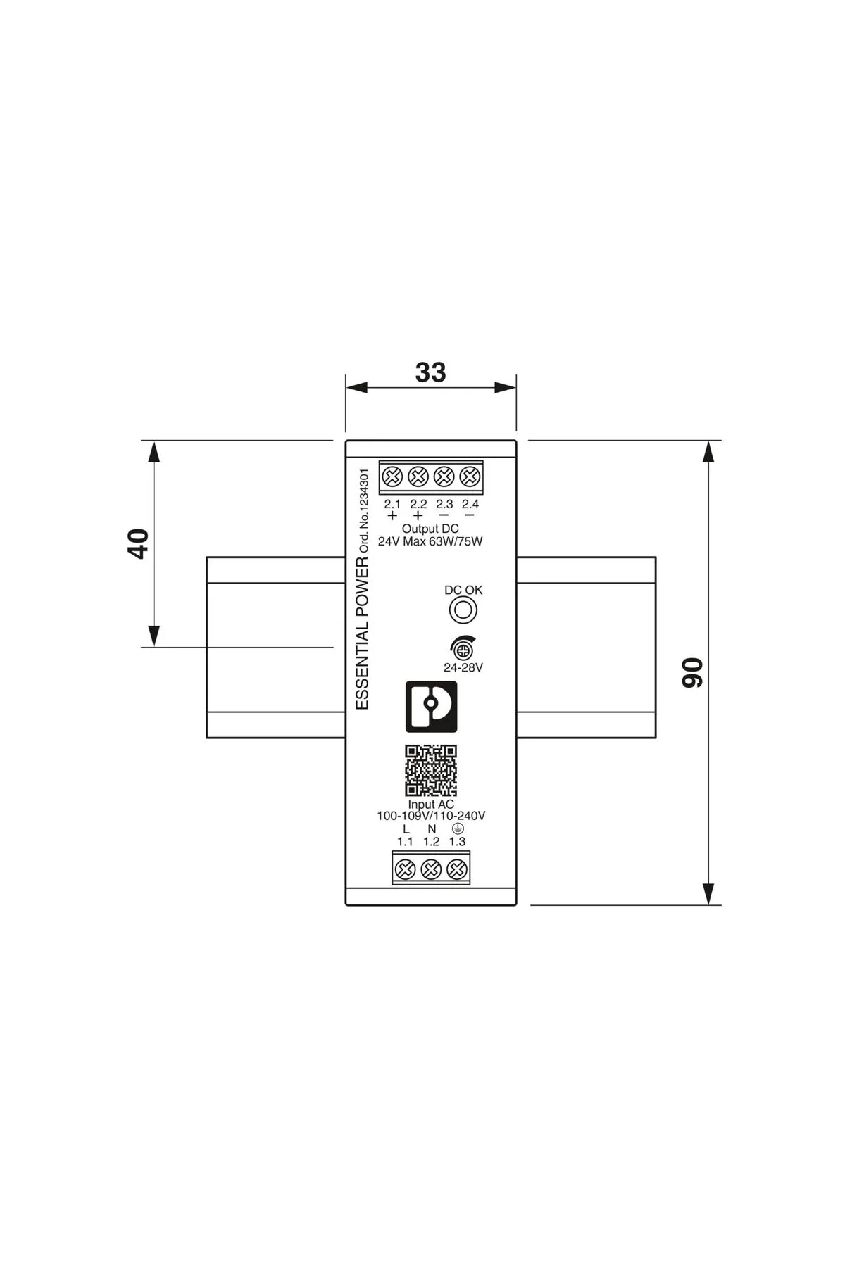 Phoenix Contact 24 V DC / 3,125 A, Uyumlu