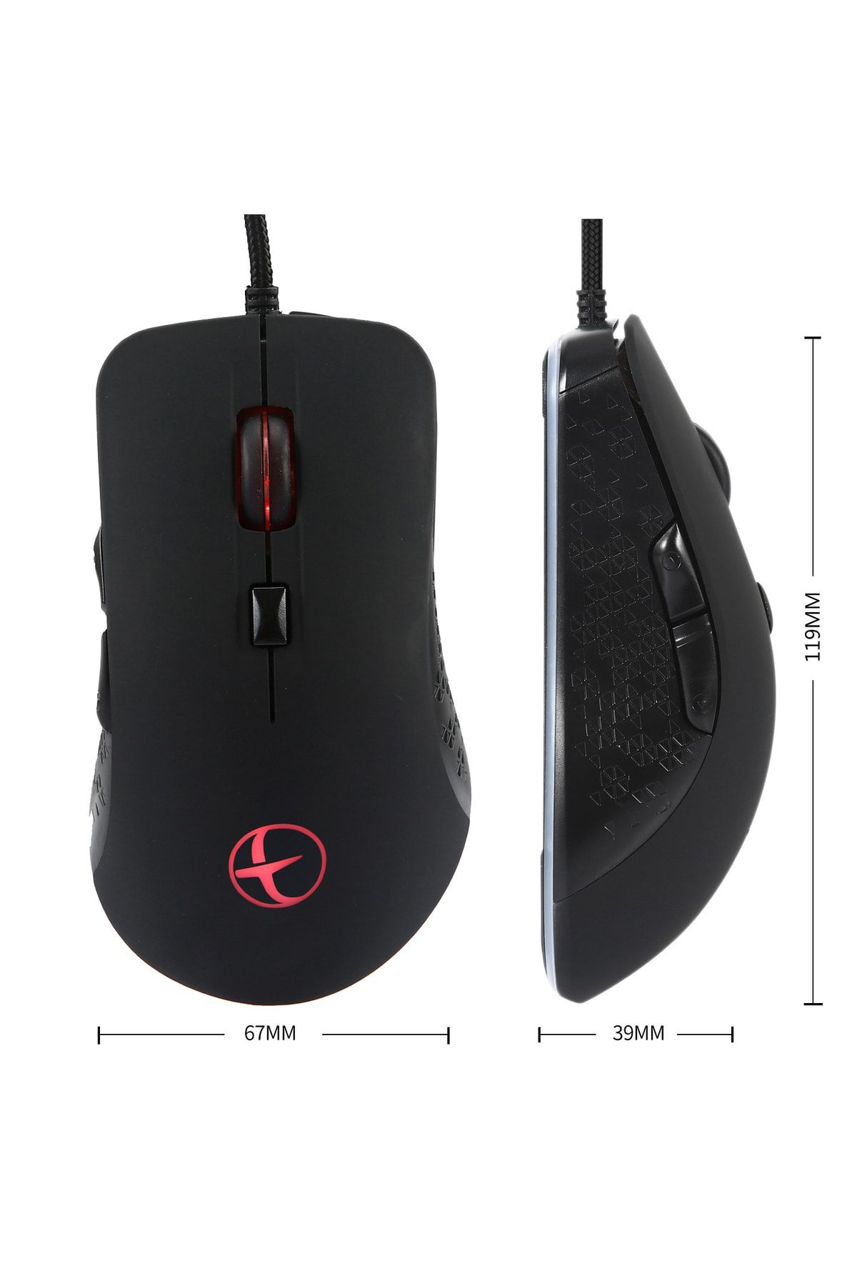 Cloody 2400 Dpı Isıtıcılı Kablolu Gaming Mouse Dizüstü Masaüstü Bilgisayar