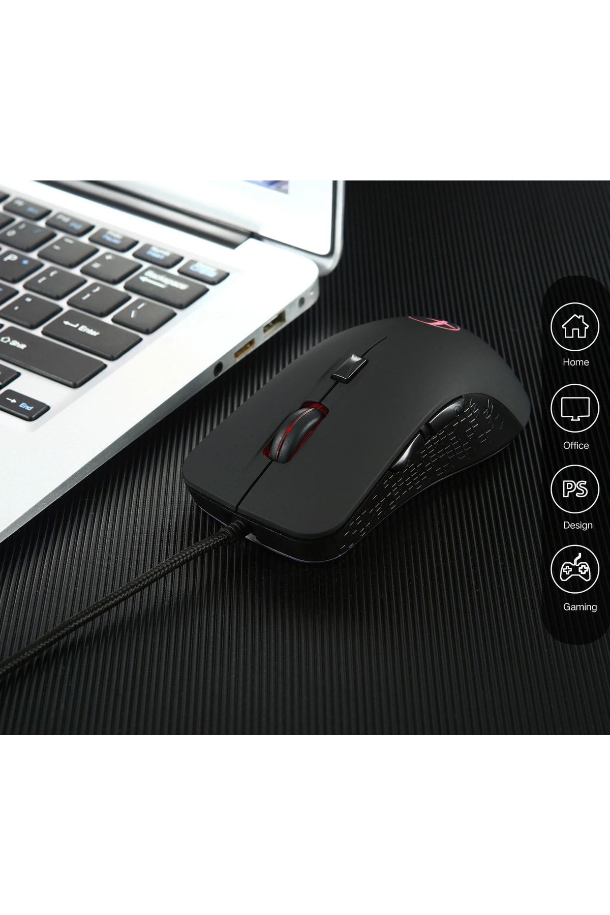 Cloody 2400 Dpı Isıtıcılı Kablolu Gaming Mouse Dizüstü Masaüstü Bilgisayar