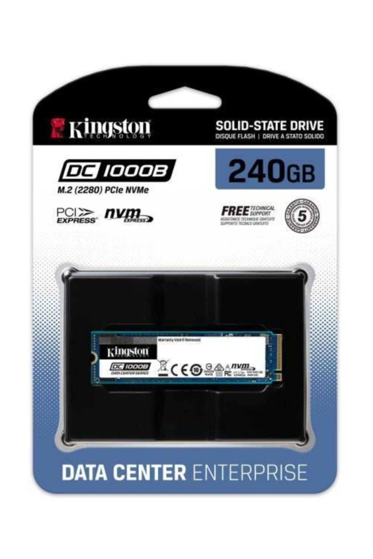 Kingston 240gb Dc1000b Pcıe 3.0 X4 M.2 Nvme Server Ssd Sedc1000bm8/240g