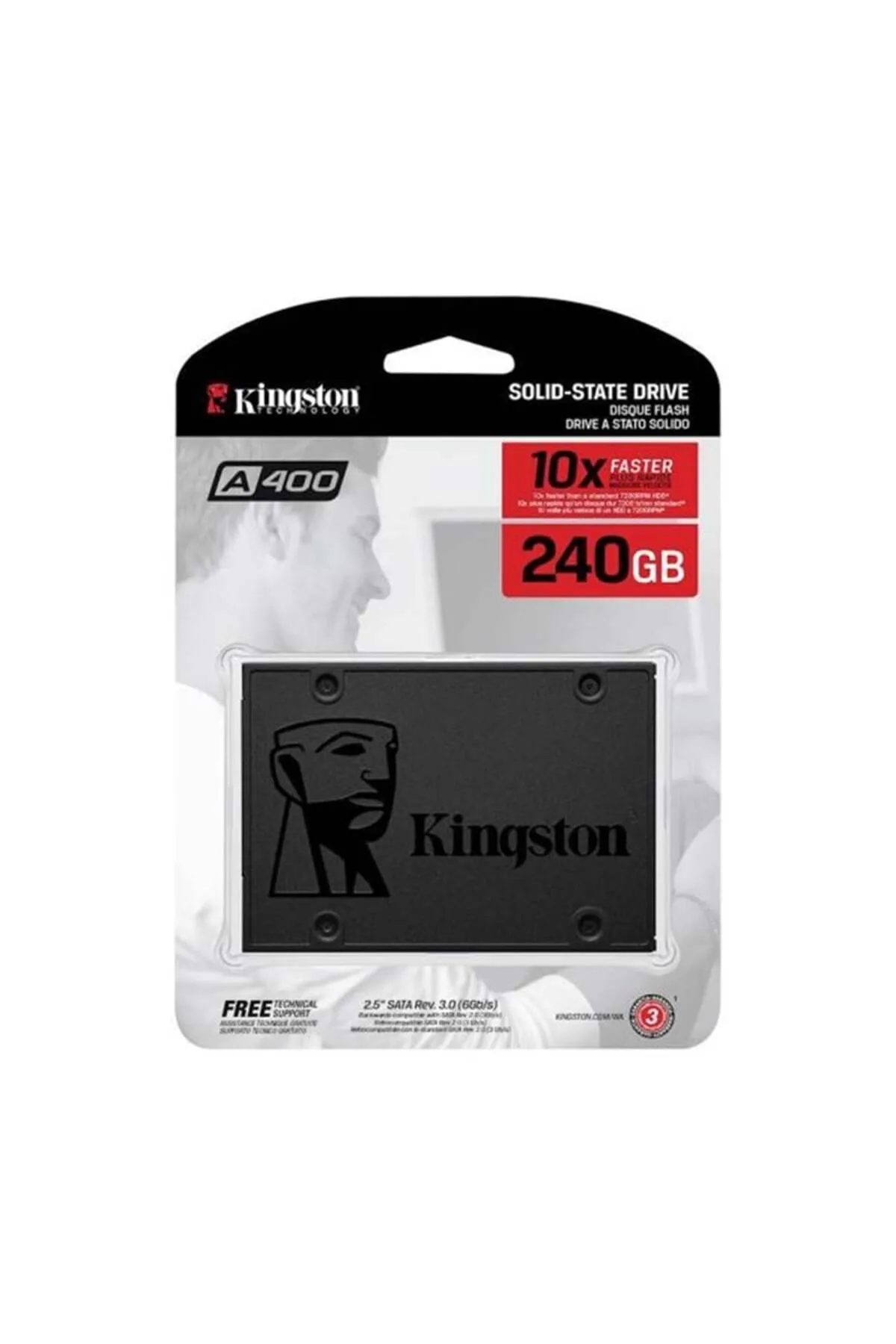 Kingston 240gb Kıngston A400 500/350mbs Ssd Sa400s37/240g