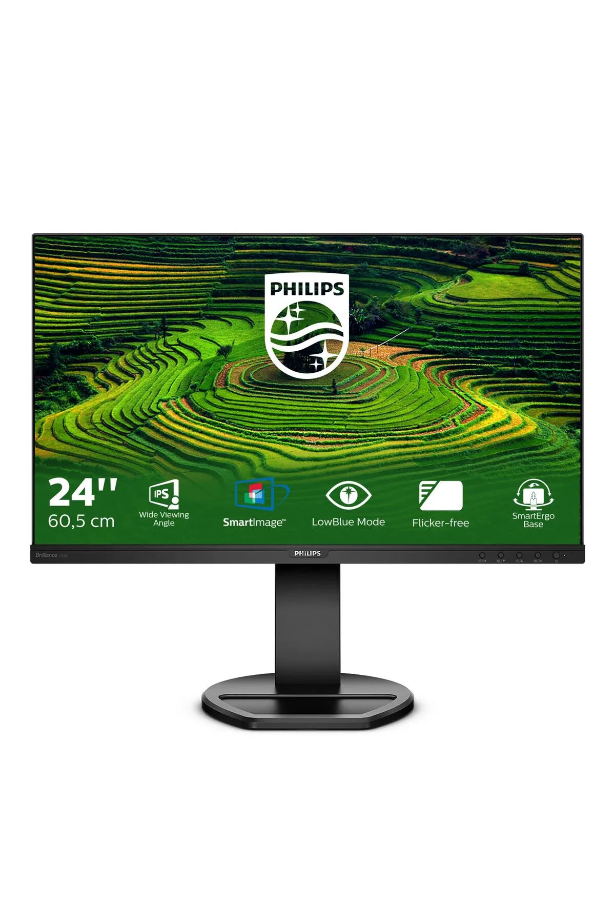 Philips 241B8QJEB-00 5ms 60Hz HDMI DP VGA 23.8" FullHD Monitör