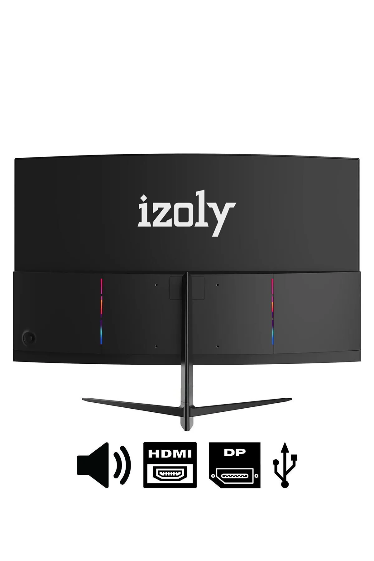 İzoly 2456c165 24" 1ms 165hz Amd Free Sync Fhd Led Hdmı Dp Va Curved Oyuncu Monitör