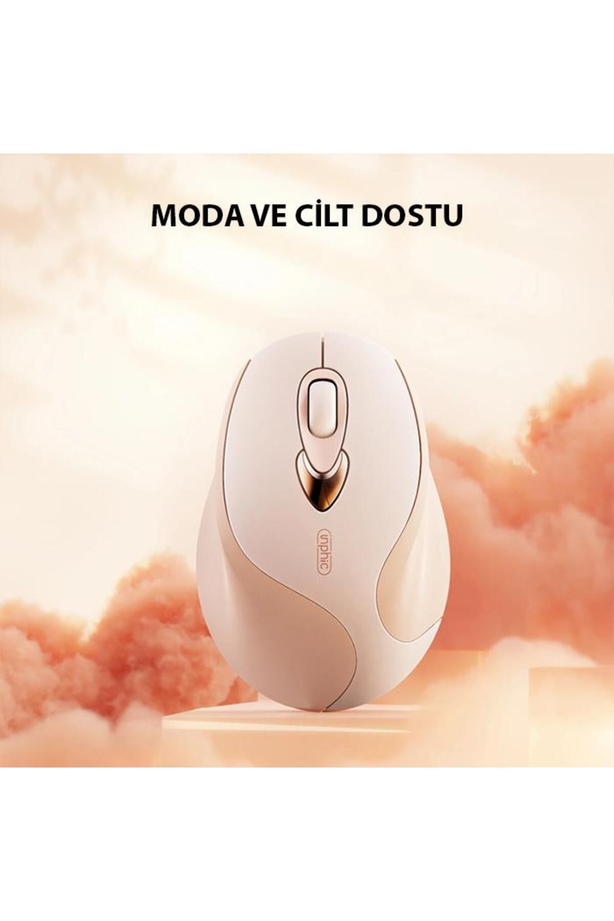 Polham 2.4g 500mah Şarj Edilebilir Süper Sessiz Kablosuz Mouse, Windosw, Linux, Mac Os Uyumlu Mouse