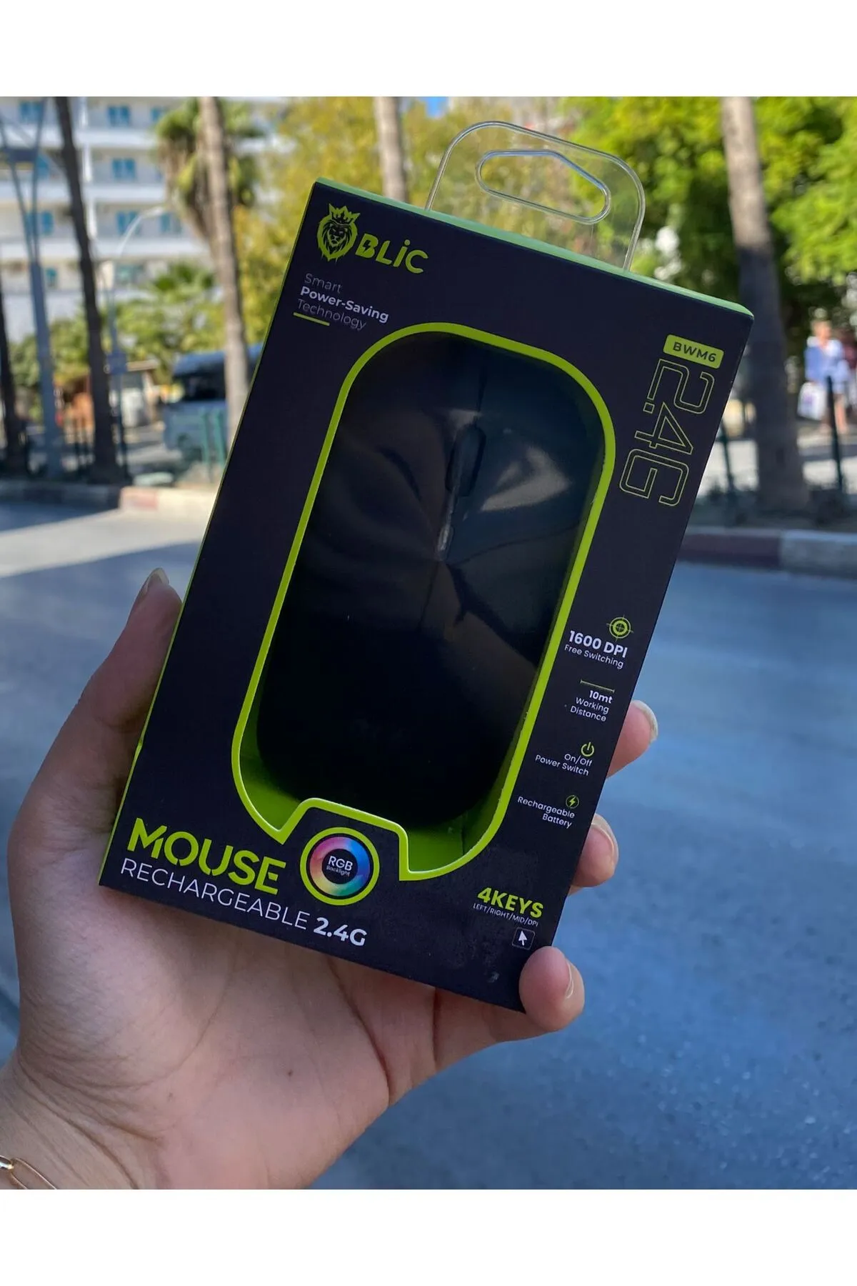 Blic 2.4G BWM6 KABLOSUZ MOUSE ŞARJ EDİLEBİLİR