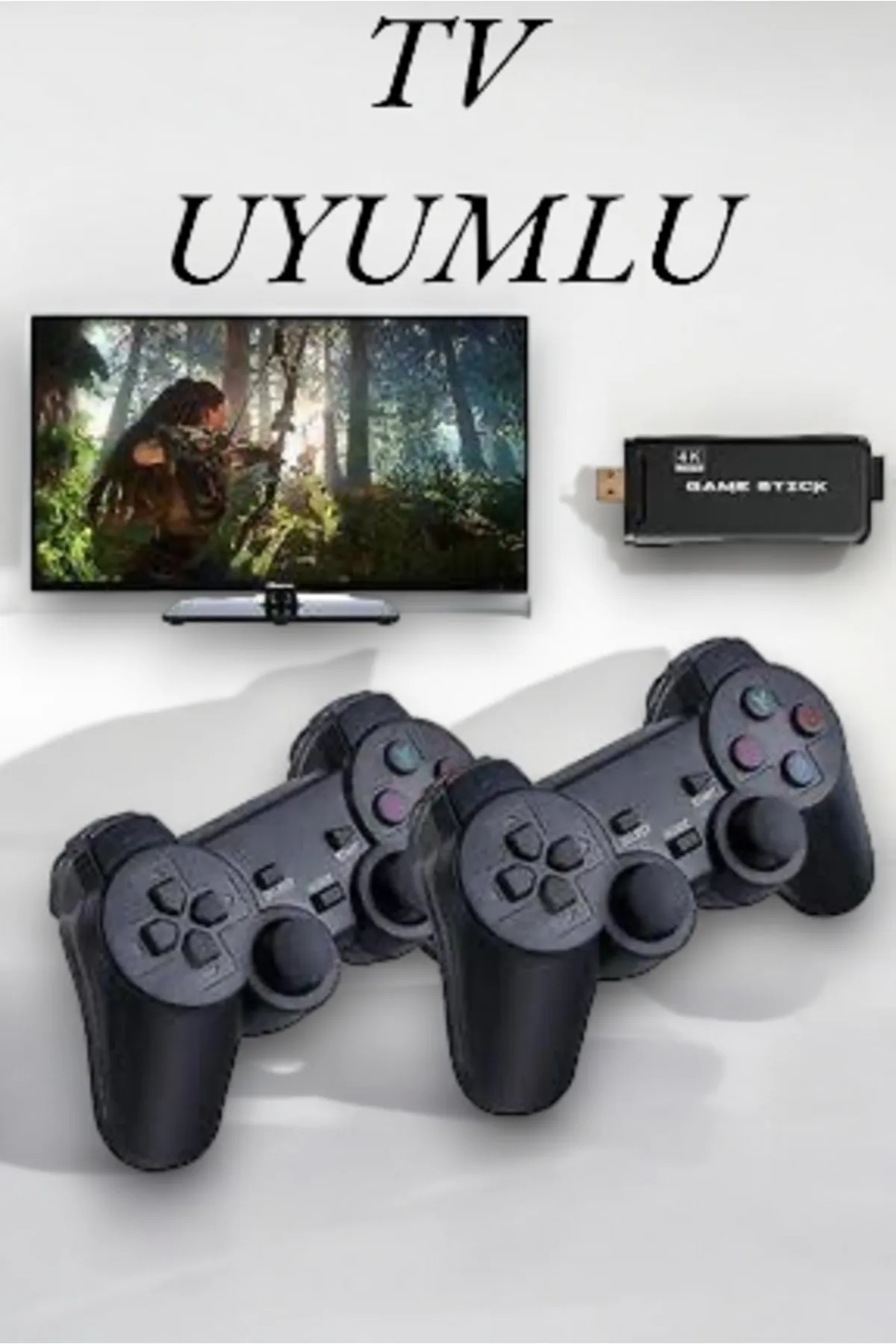 UCUZTEKNO “2.4G Kablosuz Çift Gamepad ile Sınırsız Eğlence”