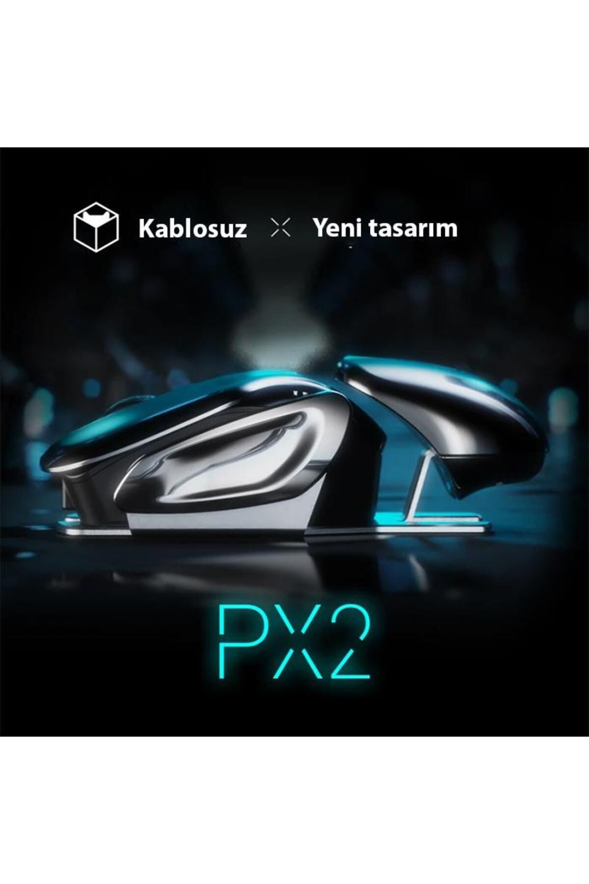 Polham 2.4g Metalik Alüminyum Şarjlı Ergonomik Süper Sessiz Kablosuz Mouse, Tarantula Tip Mouse