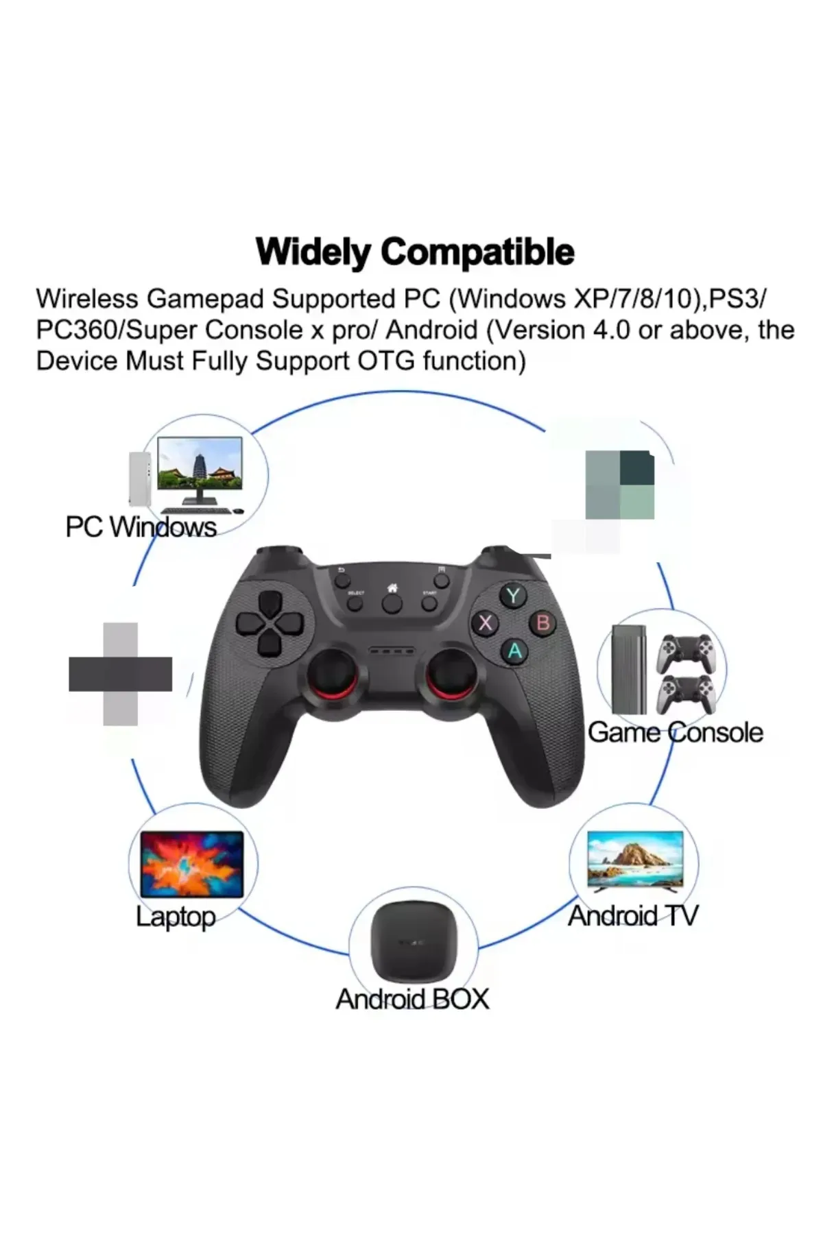 comse 2.4g Wireless Gamepad Ikili Kablosuz Oyun Kolu Pc Gamestick Atari Android Tv Uyumlu Cm29