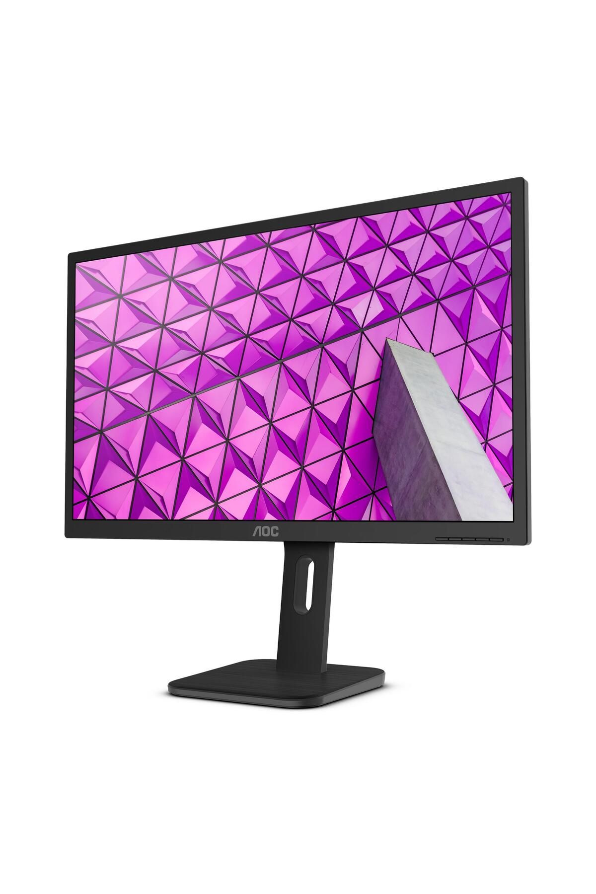 AOC 24p1 23.8" 60hz 5ms Dvı Vga Hdmı Dp Usb Fullhd Ips Pivot Vesa Monitör