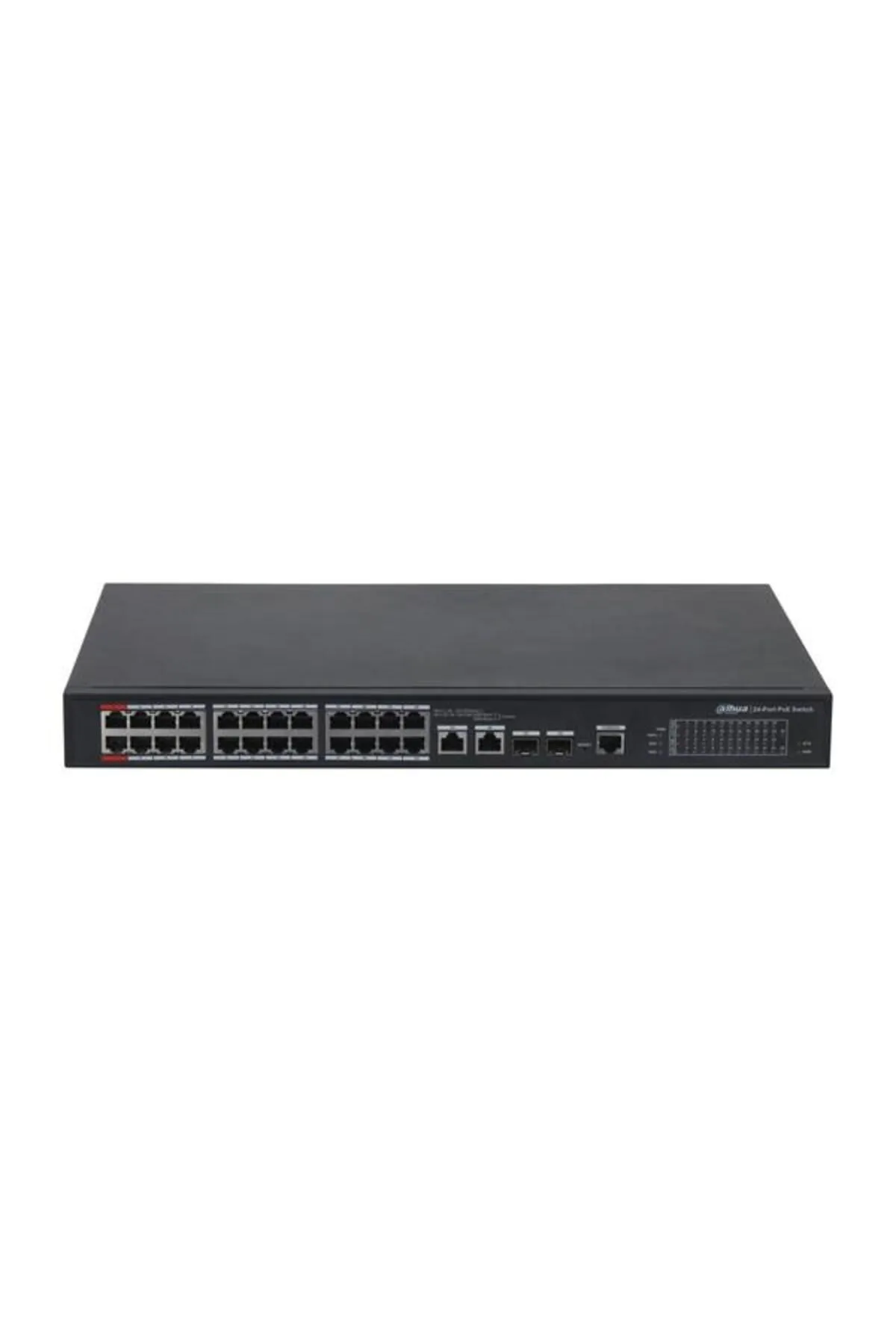 Dahua 24port Pfs4226-24et-240-v3 10/100 2-sfp Gıgabıt 240w Full Poe Yönetilebilir Swıtch