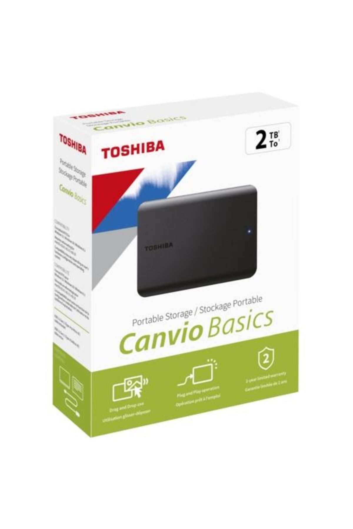 Toshiba 2.5" 2tb Usb3.2 G1 Canvio Siyah Hdtb520ek3aa