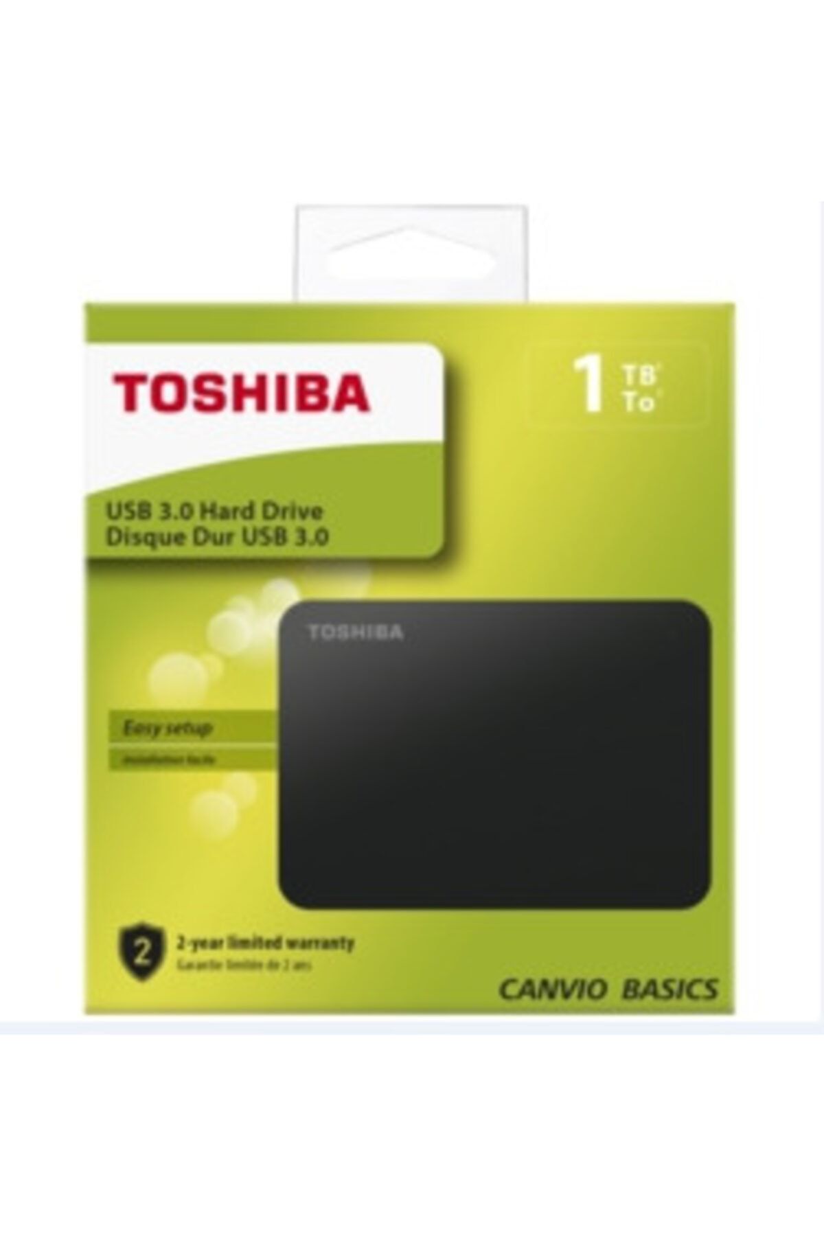 Toshiba 2.5 Canvıo Basıc 1tb Usb 3.0 Harici Disk Siyah Hdtb410ek3aa