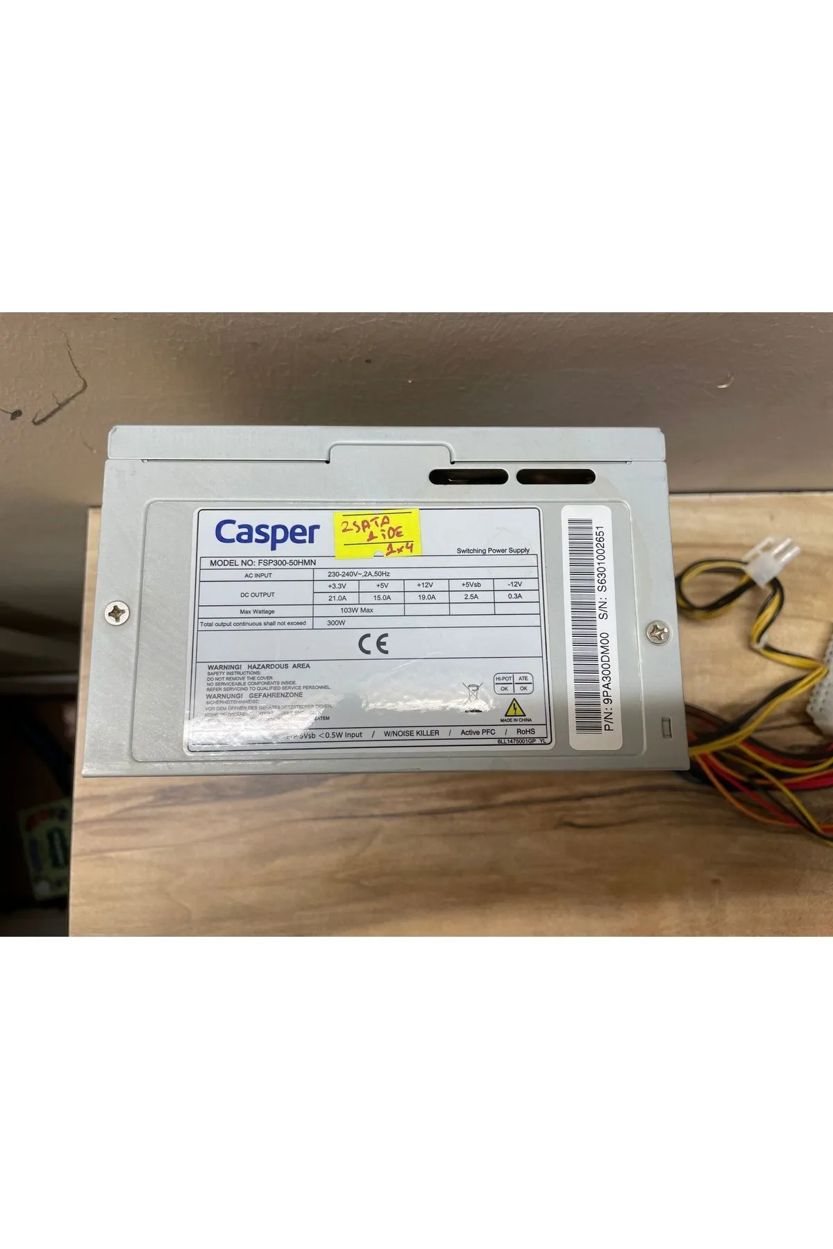 Casper 250w Fsp300-50hımn Power Supply Gümüş 12cm Fan