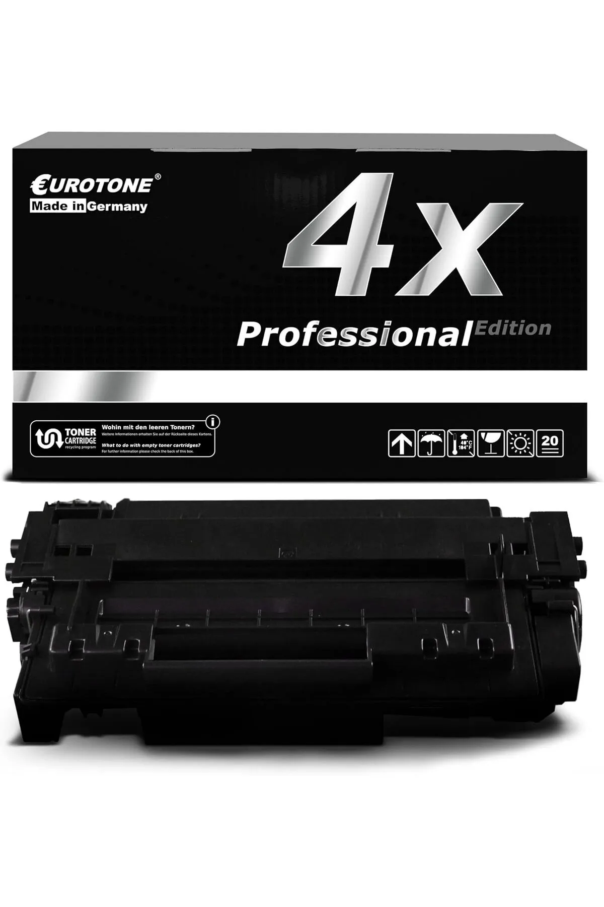 HP 255A Black / 55A + A4 500 HEDİYE • Compatible Toner compatible for CE-255A TONER    4ADET