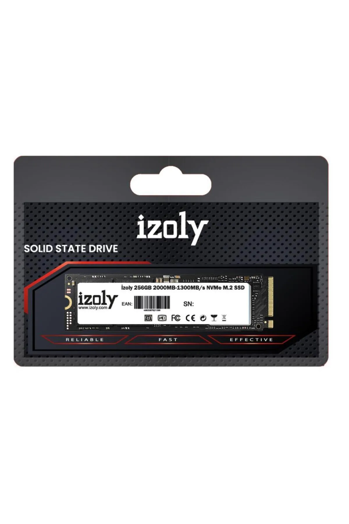 İzoly 256gb 2000mb-1300mb/s Nvme M.2 Pcı-express 3.0 Gaming Ssd