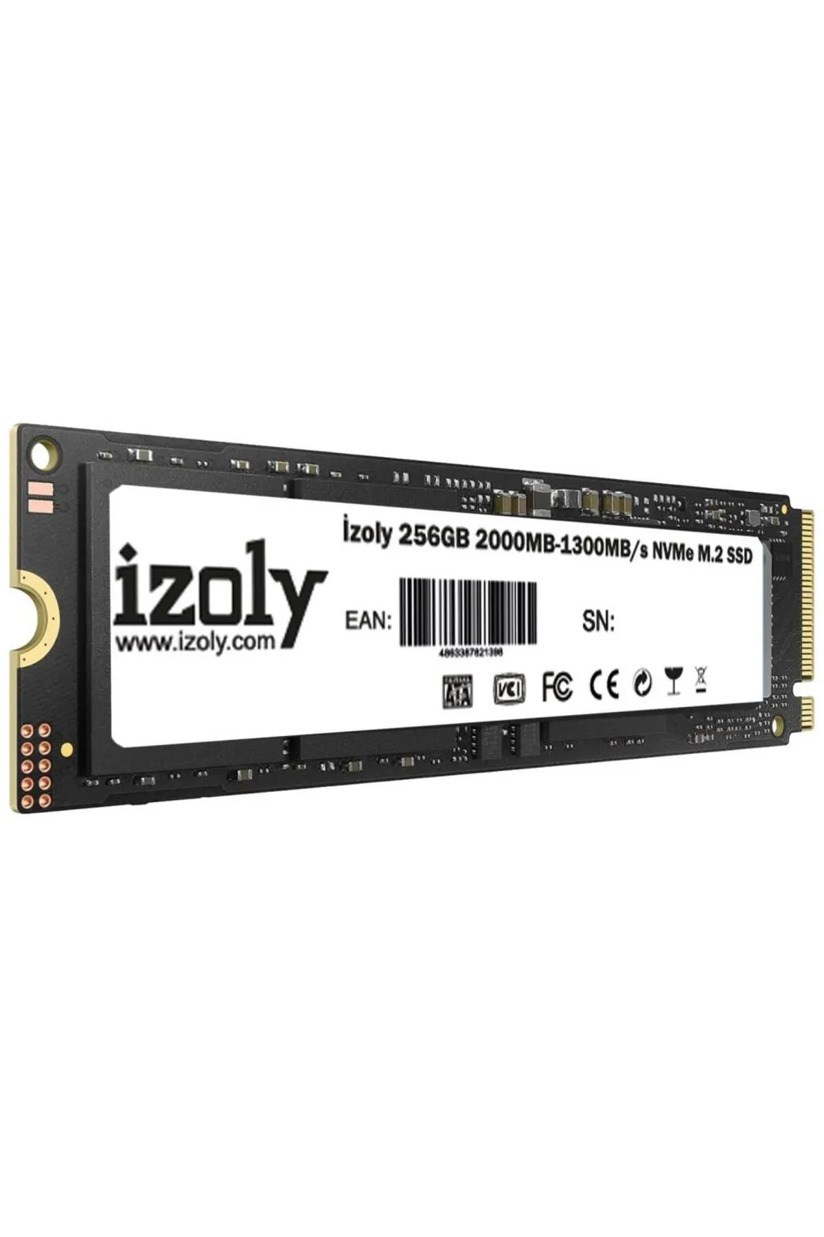 İzoly 256gb 2000mb-1300mb/s Nvme M.2 Pcı-express 3.0 Gaming Ssd