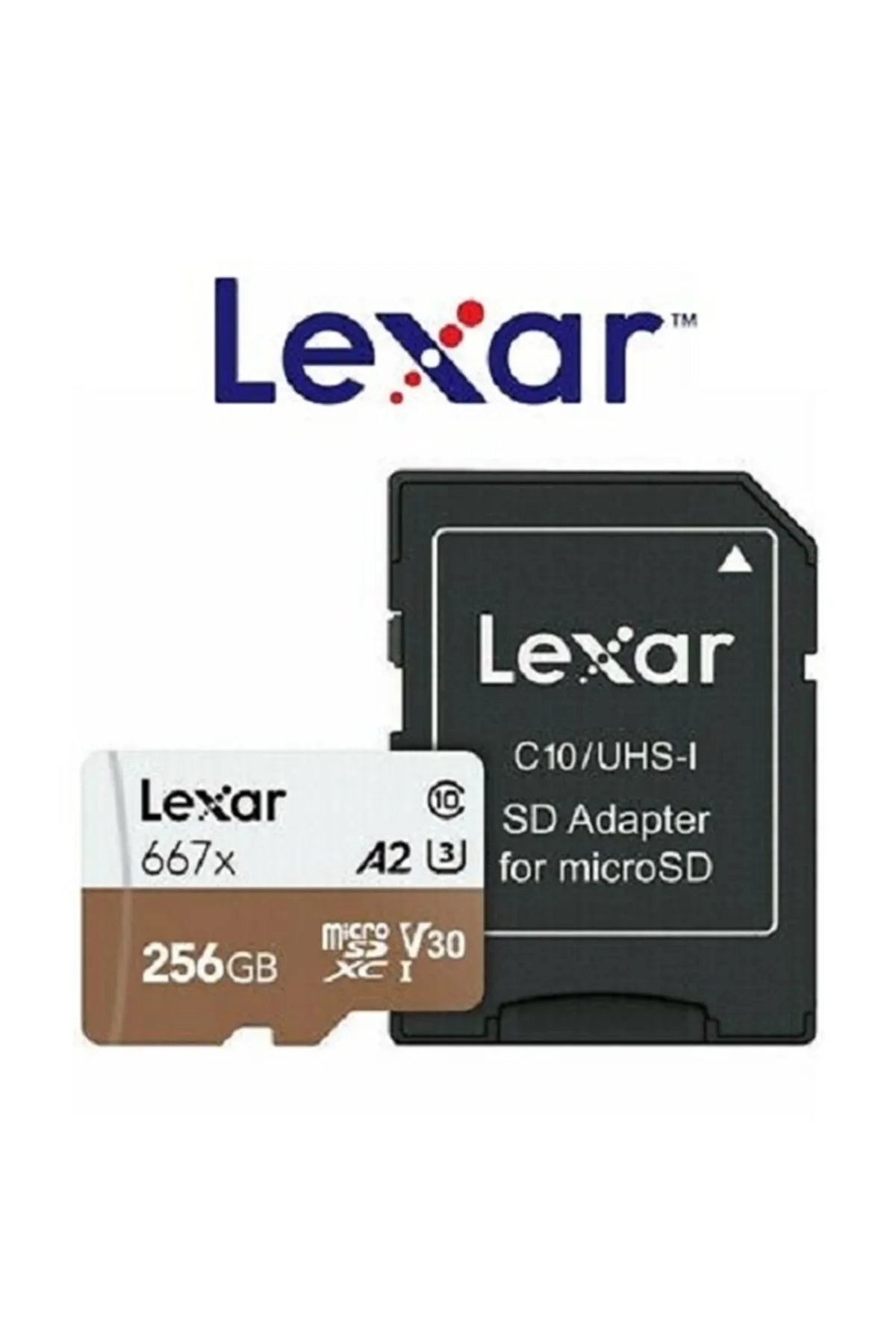 Lexar 256gb 667x Microsdxc Hafıza Kartı Sd Adaptör