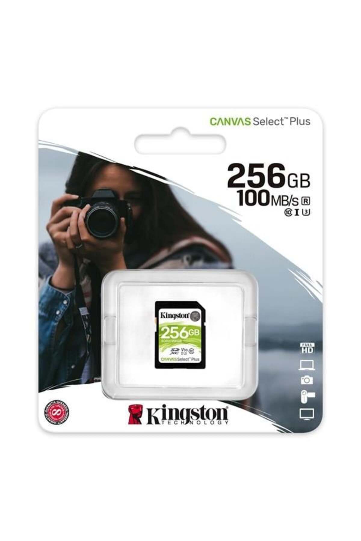 Kingston 256gb Canvas Select Plus Sds2/256gb Sdxc Hafıza Kartı