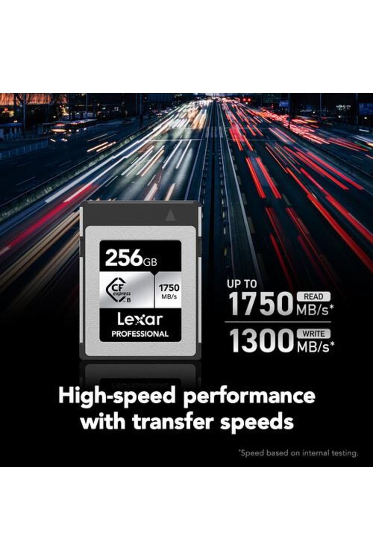 Lexar 256GB CFexpress Type B 1750Mb/1300Mb Hafıza Kartı