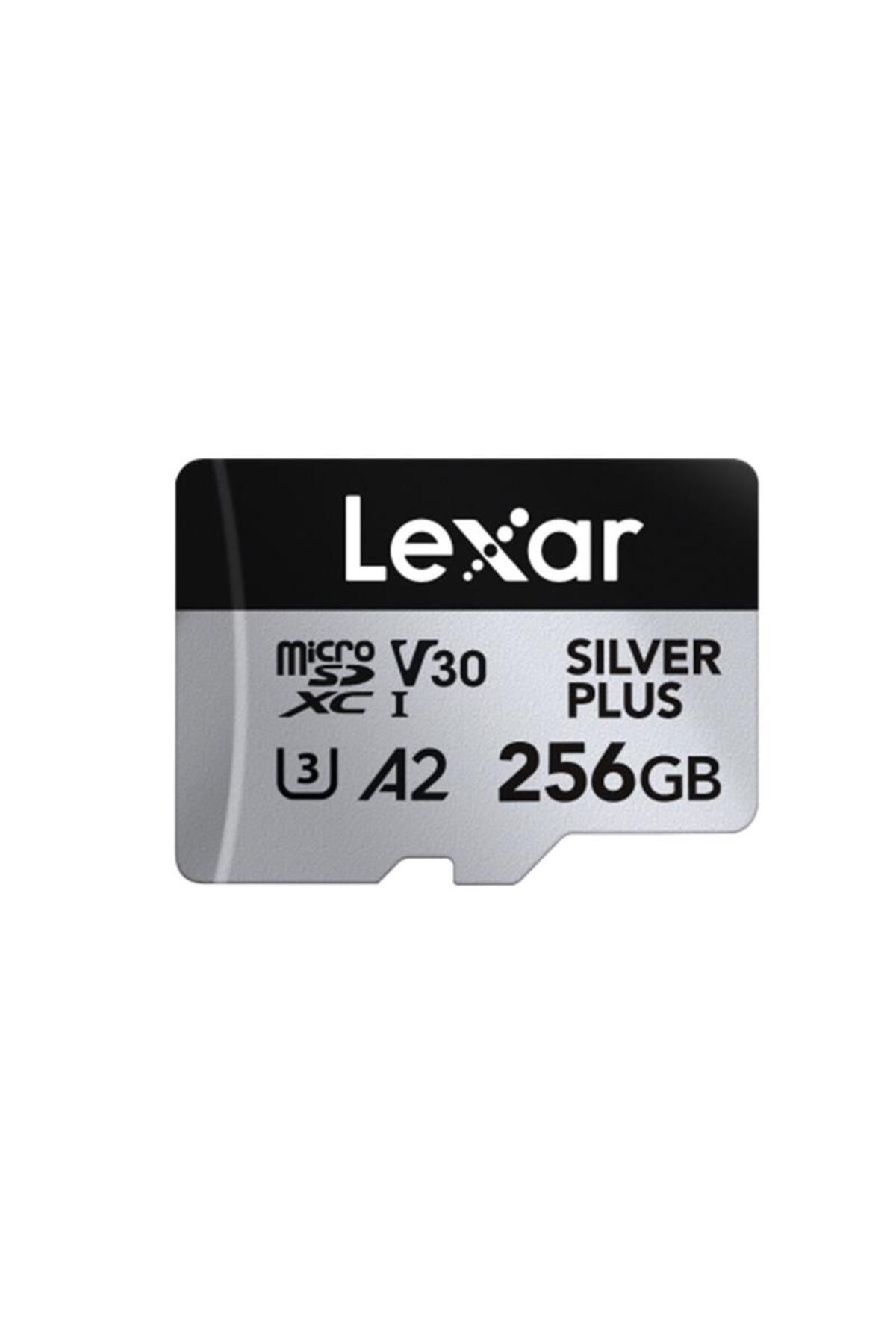 Lexar 256GB LEXAR LMSSIPL256G-BNANG HIGH-PERFORMANCE SILVER PLUS MICROSDXC UHS-I UP TO C10 A2 V30