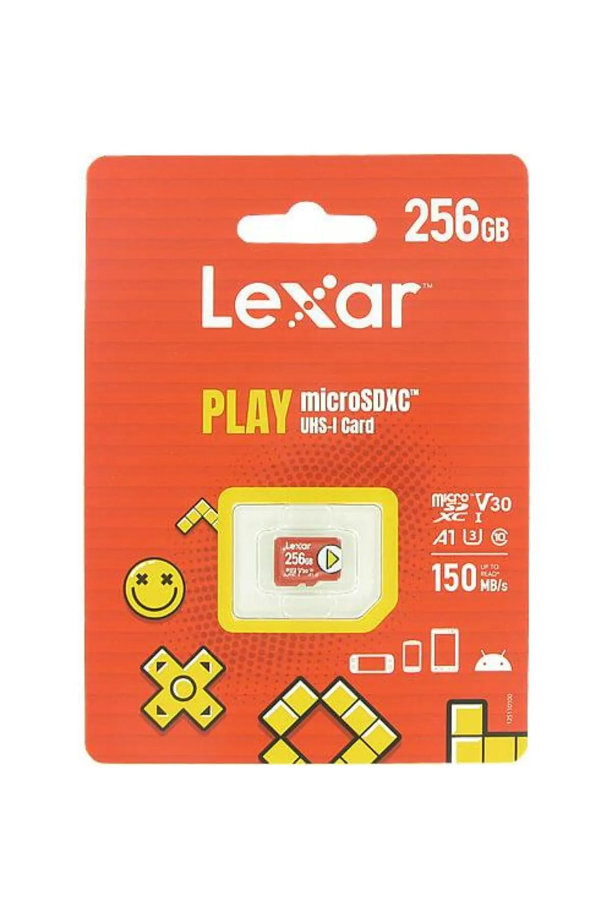 Lexar 256GB Play 160mb V10 UHSI Micro SD Hafıza Kartı