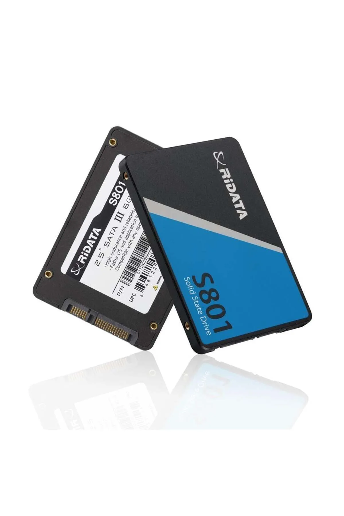 ridata 256gb Sata Iıı (6GB-S) S801 Read Up 520mb-s Ssd Harddisk