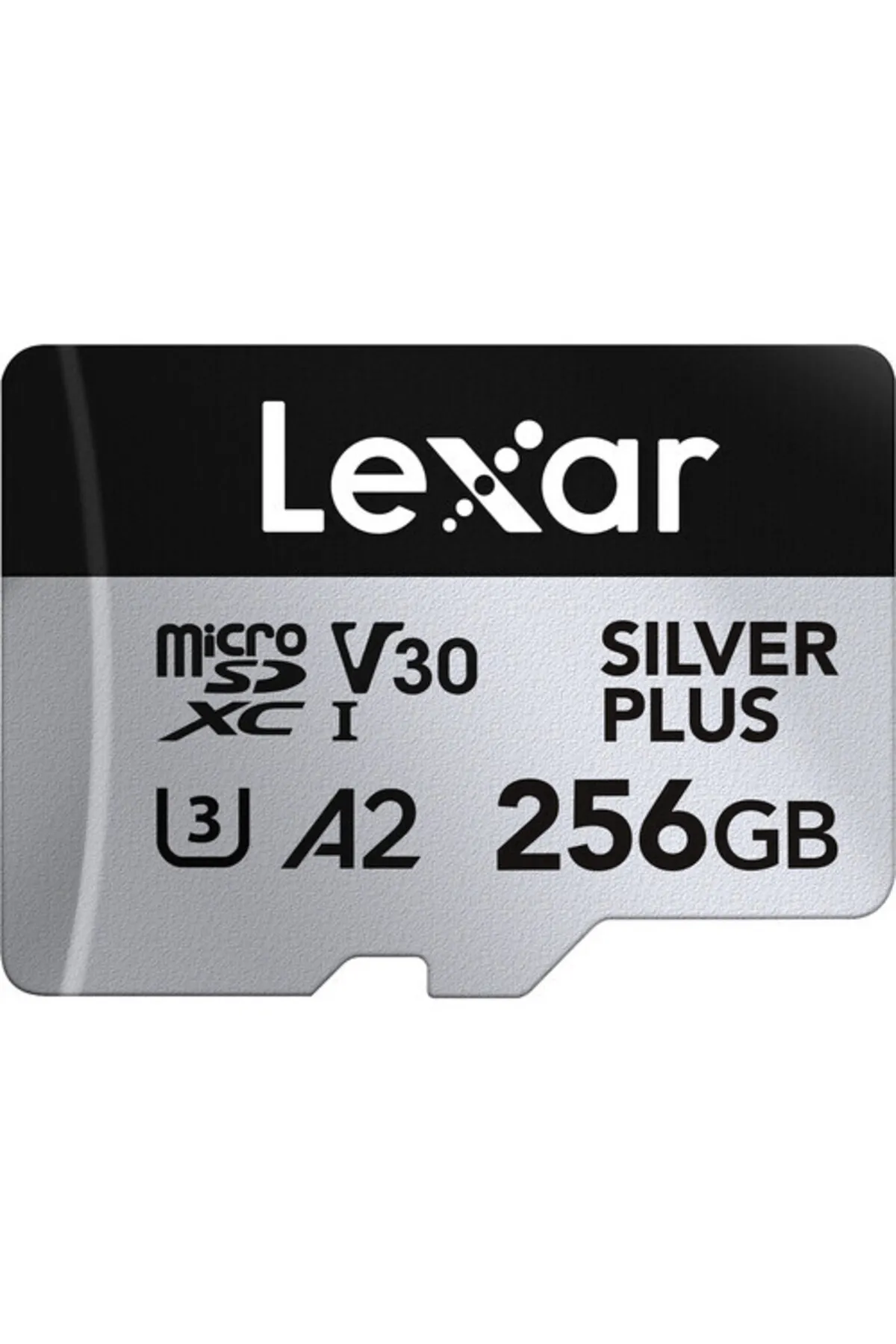 Lexar 256GB Silver Plus 205mb 4K V30 UHSI Micro SD Hafıza Kartı