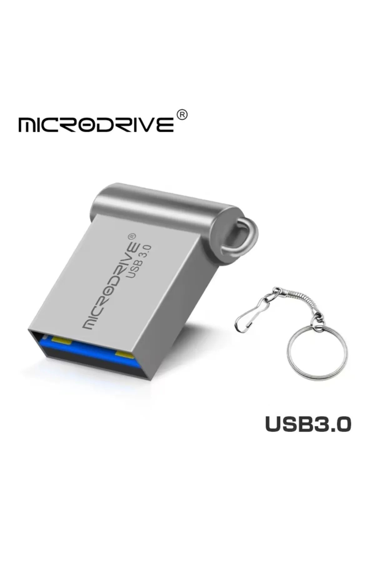 MicroDrive 256Gb.Usb 3.0 Hızlı Usb Flash Bellek Metal Minik Sağlam