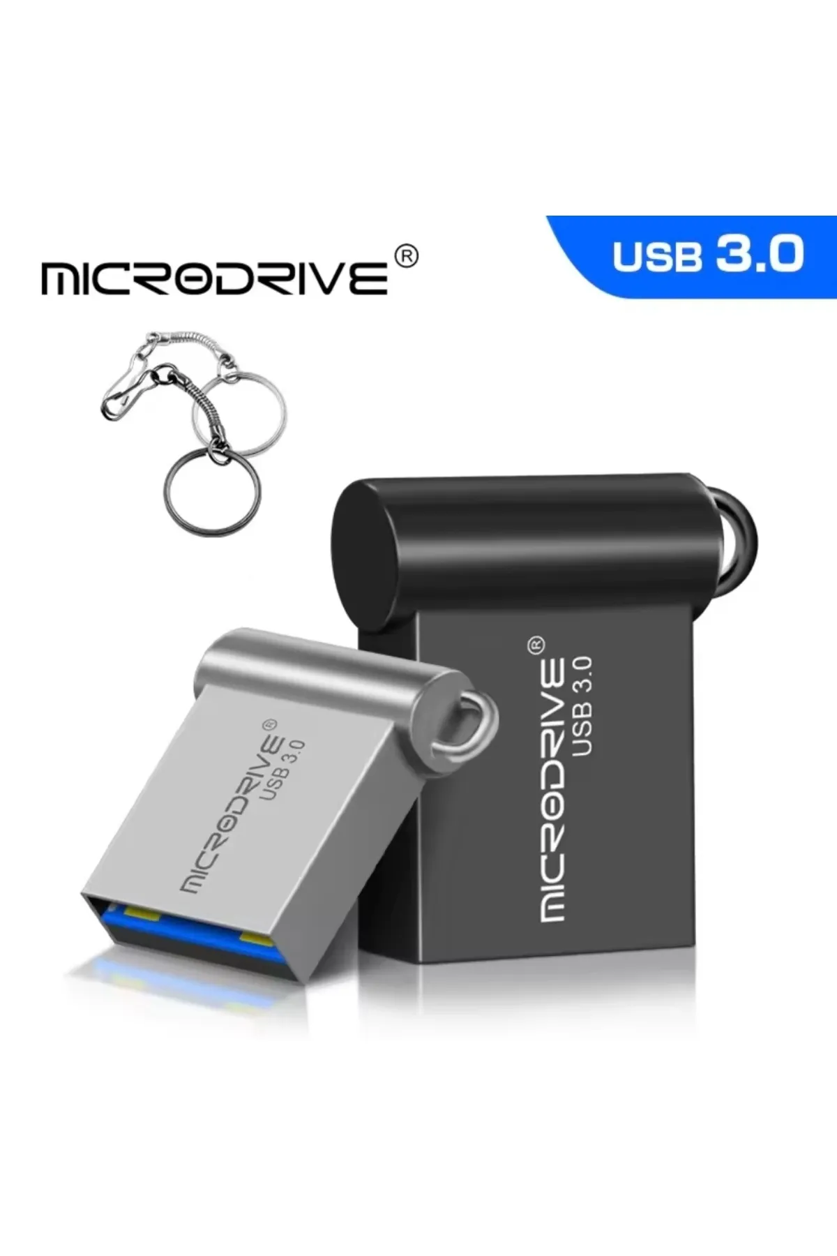 MicroDrive 256Gb.Usb 3.0 Hızlı Usb Flash Bellek Metal Minik Sağlam