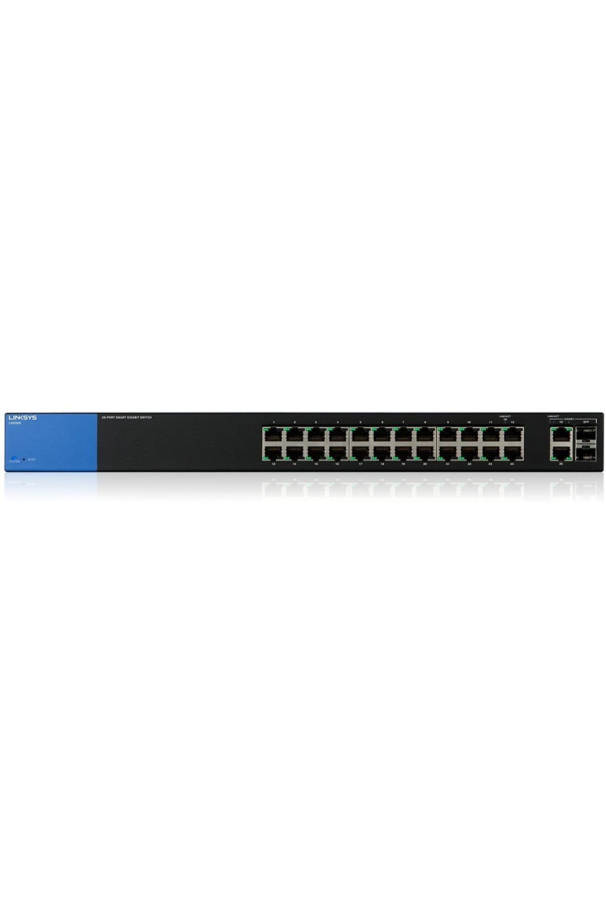 Linksys 26 Port 26ge Lgs326-eu 10/100/1000 2x Sfp L2 Yönetilebilir Gigabit Switch