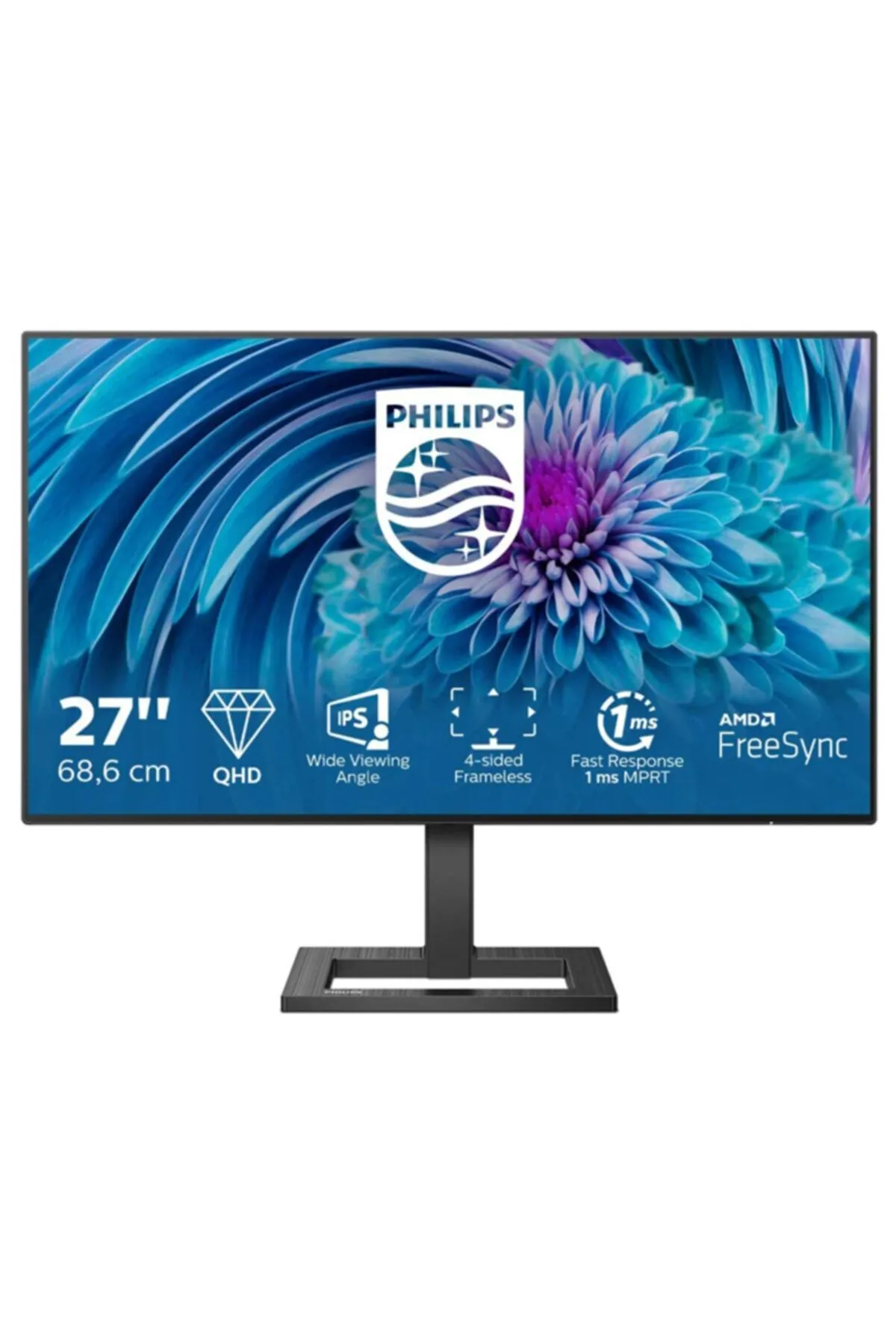 Philips 27" 275e2fae/00 4ms Qhd Mm 2xhdmi Dp Ips