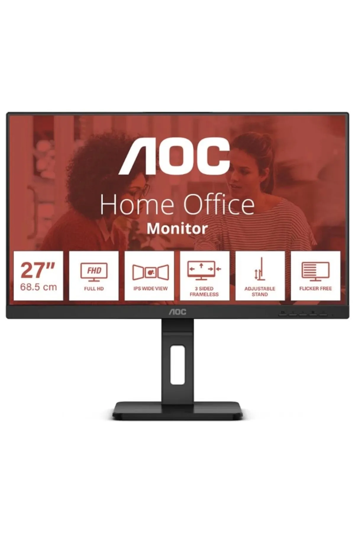 AOC 27 27e3qaf Fhd Ips 4ms 75hz Vga Hdmı Dvı