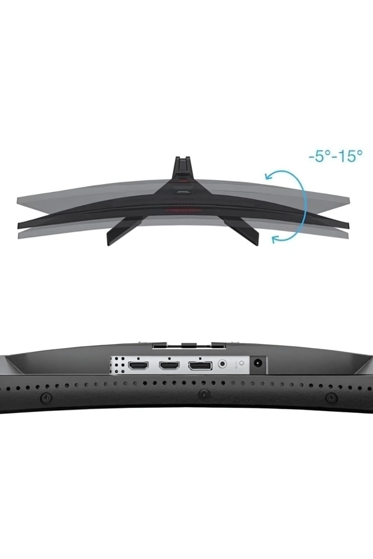 Koorui 27" 27e6qc Curved Va Panel 1ms 144hz Hdmı, Displayport Freesync Qhd Vesa Gaming Siyah Monitör