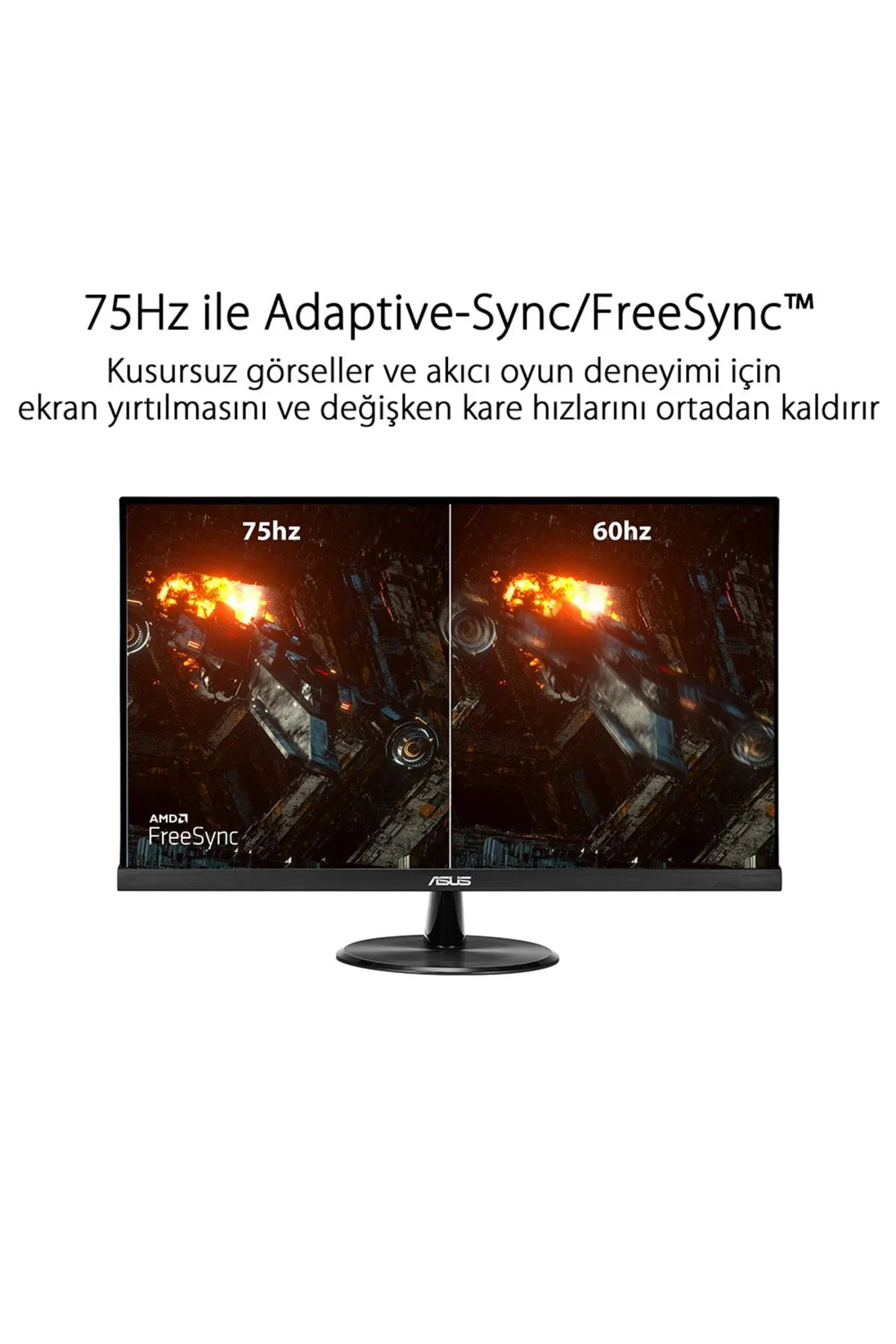 Asus 27" Asus VP279HE 1ms 75Hz VGA HDMI Vesa Siyah Monitör