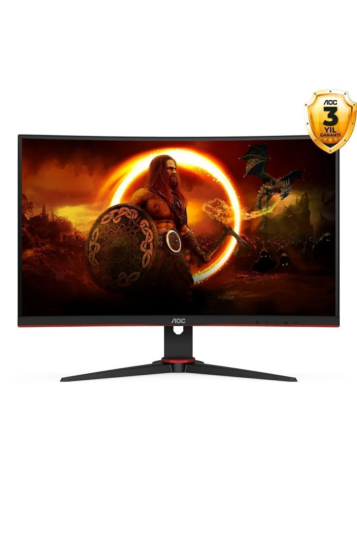 AOC 27" C27g2ze/bk 0,5ms 240hz Curved Fhd Hdmı Dp