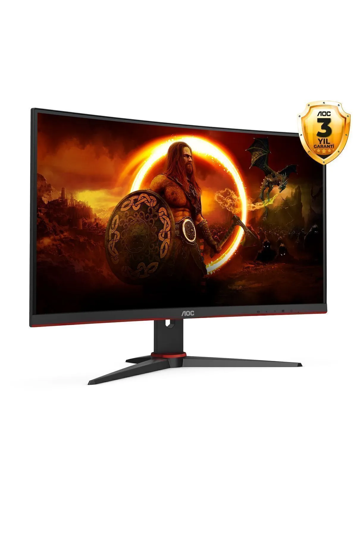 AOC 27" C27g2ze/bk 0,5ms 240hz Curved Fhd Hdmı Dp