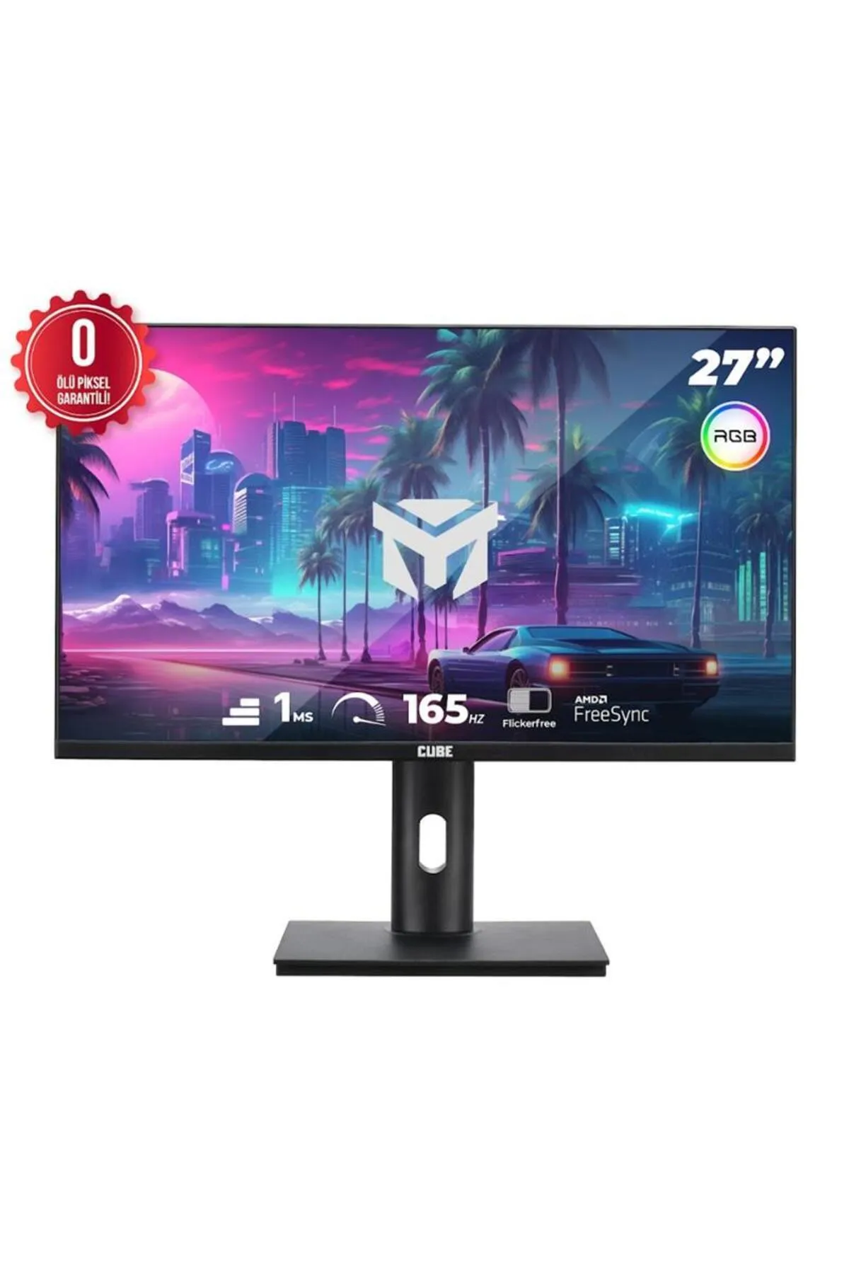 Cube 27 CUBE PA-27V165F VA 1MS 165HZ 2XHDMI 2XDP 2K QHD 2560X1440 FREESYNC