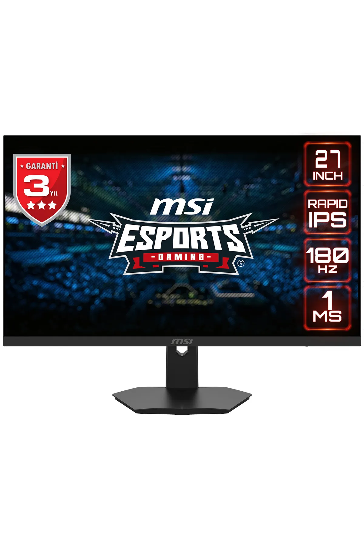 MSI 27 G274F 1920x1080 (FHD) 16:9 FLAT RAPID IPS 180HZ 1MS ADAPTIVE-SYNC GAMING MONITOR