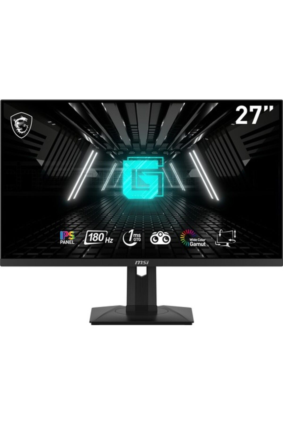 MSI 27" G274pf 1920x1080 (FHD) 16:9 Flat Rapıd Ips 180hz 1ms G-sync Compatıble Pıvot Gamıng Monıtor