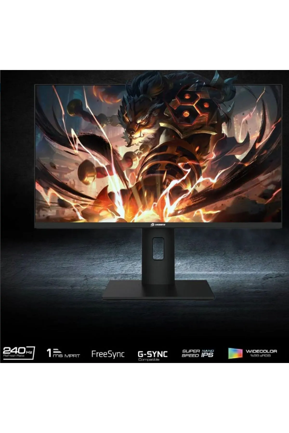 GameBooster 27" GAMEBOOSTER GB-2727FF 1ms 240Hz HDMI,DisplayPort G-Sync SS Nano IPS Gaming Monitör