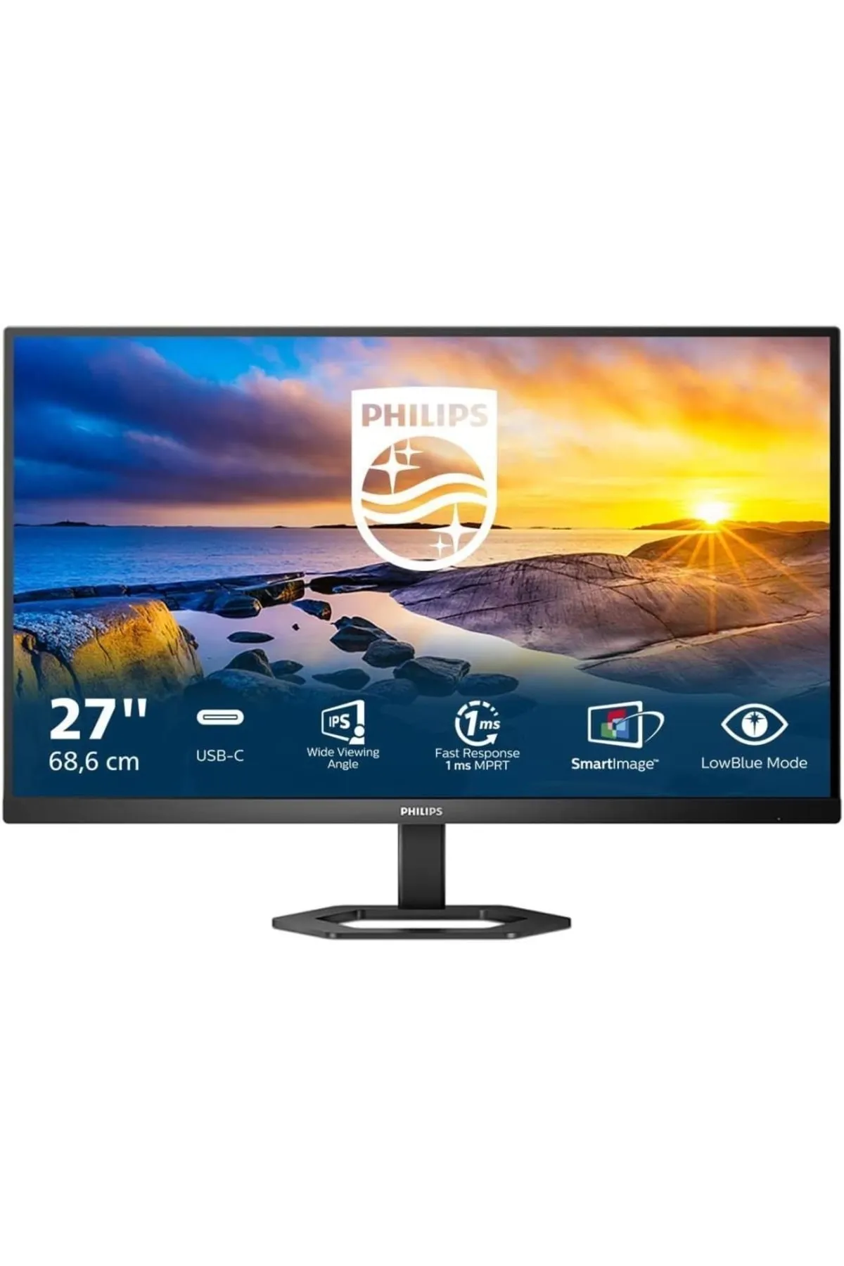 Philips 27" Ips 75hz 1ms Hdmı Dp Usb-c Mm Monitör 27e1n5300ae/00