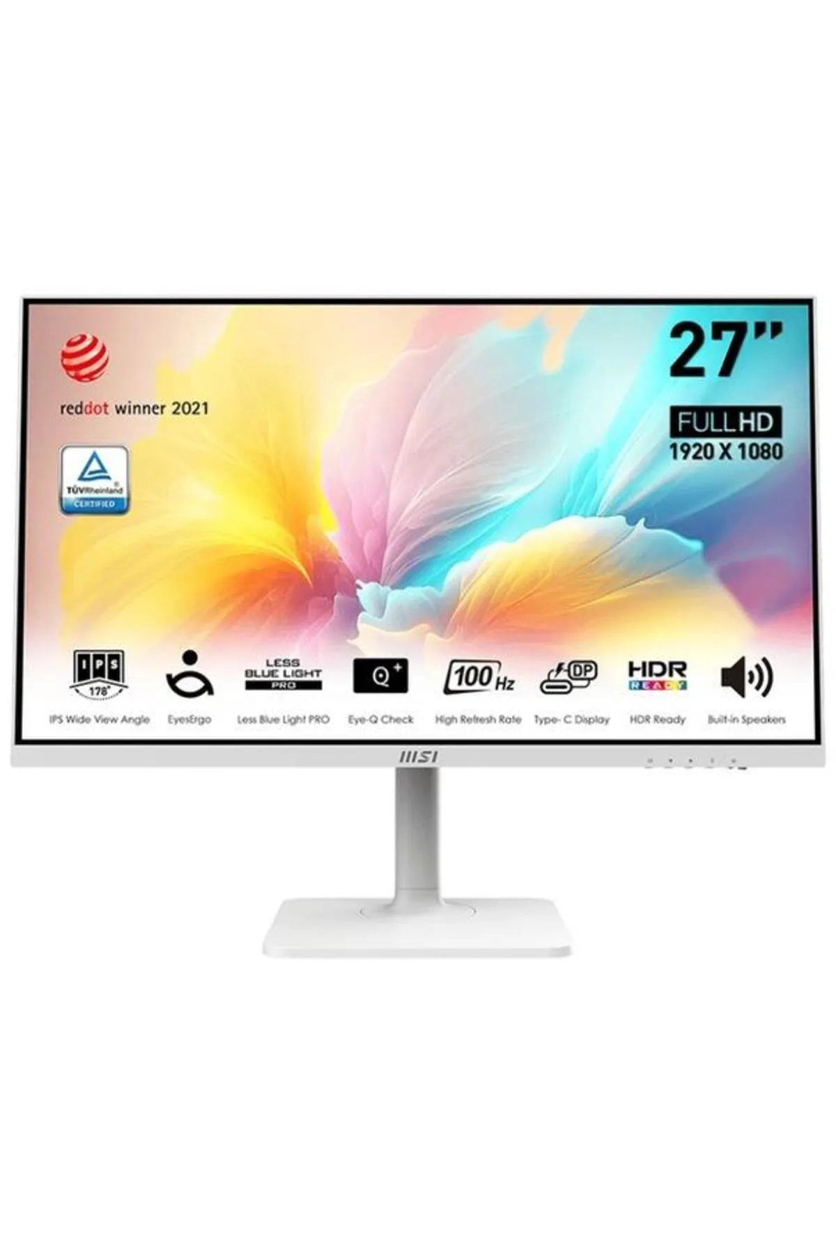 MSI 27 Modern Md2712pw 1920x1080 (FHD) Flat Ips 100hz 1ms Antı-glare Pıvot Monıtor