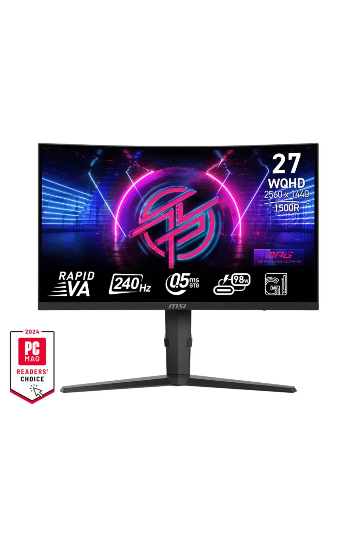 MSI 27 Mpg 275cqrxf Va 2560x1440 (WQHD) 16:9 Curve 1500r 240hz 0.5 Ms Premıum Pro Gamıng Monıtor